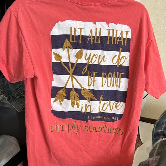 Simply Southern T shirt gently worn in good condition - Picture 2 of 3